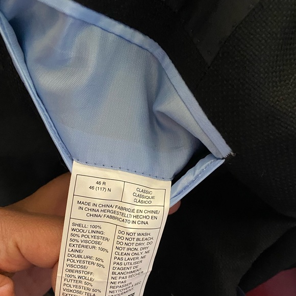 Buttoned Down Men's Classic Fit Super 110 Italian Wool Suit Jacket - Picture 7 of 7